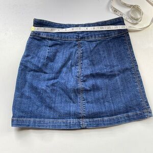 Denim pencil skirt